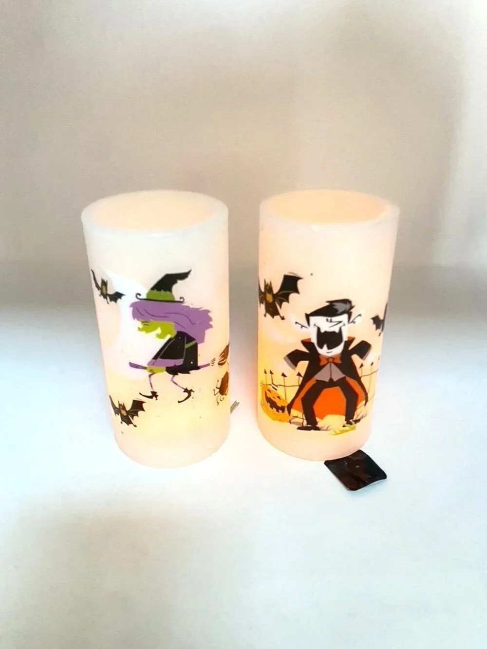 Vintage 2 Target Halloween Faux Candles 6